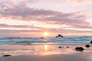 Obraz premium Sunset on the Rocks