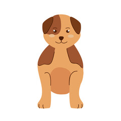 brown and yellow dog