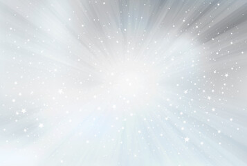 Vector gray, sparkling background with rays, lights and stars. Gray abstract background.