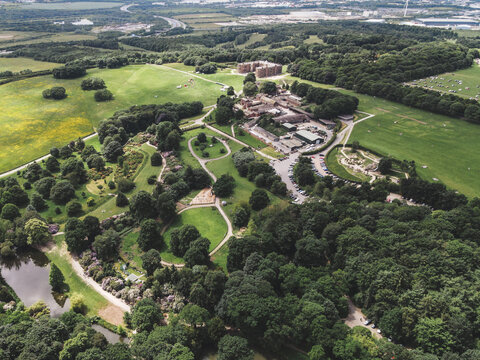 Temple Newsam in Leeds - drone photography