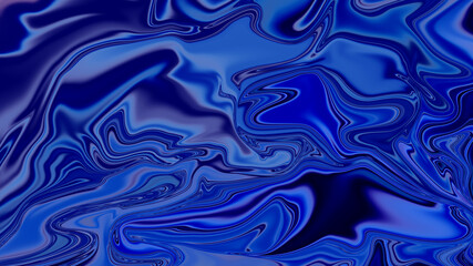 Abstract blue liquid texture gradient background