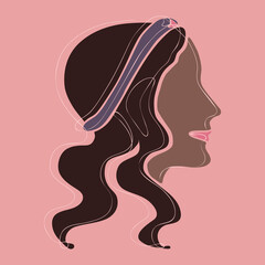 silhouette of a woman