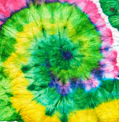 Multicolor Psychedelic Kaleidoscope. Dye Peace
