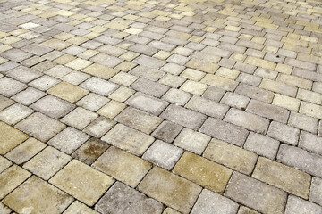 Paving stones on the ground