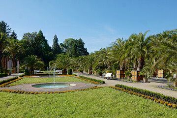 Palmengarten Bad Pyrmont Springbrunnen