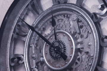 Fototapeta na wymiar old watch mechanism