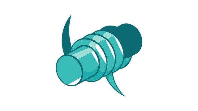 Barbed wire icon animation cartoon best object isolated on white background