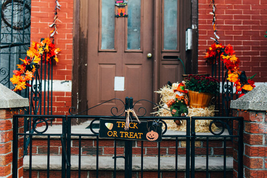 Halloween decoration in New York City
