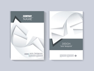 Vector design of business brochure, magazine, flyer template