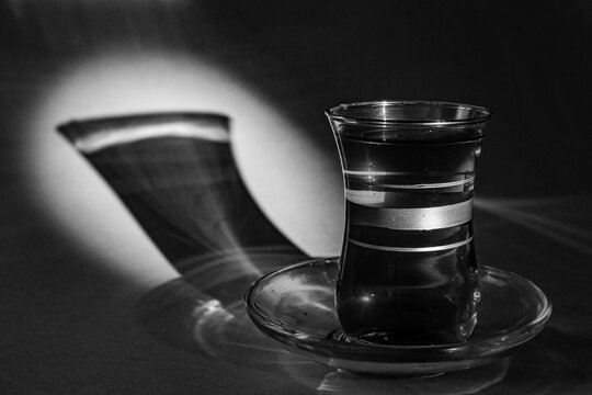 a glass for tea in the middle East