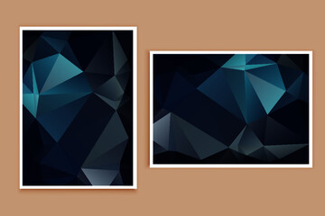 abstract textured polygonal background vector. Blurry triangle design. The pattern can be used for the background.	