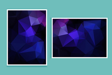 abstract textured polygonal background vector. Blurry triangle design. The pattern can be used for the background.	