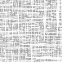 Burlap weave seamless vector pattern background. Densely woven style canvas monochrome light gray backdrop. Linen cloth weave repeat design. Versatile ,odern cotton fibre texture all over print