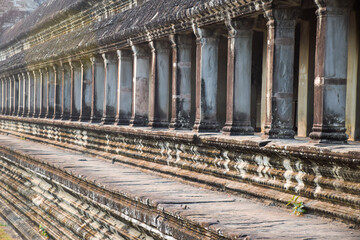 Fototapeta na wymiar The Angkor Wat Temple. Siem Reap, Cambodia.