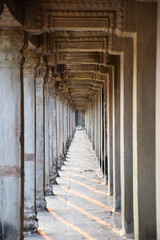 Fototapeta na wymiar The Angkor Wat Temple. Siem Reap, Cambodia.