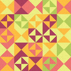 Obraz premium Abstract Geometric Pattern generative computational art illustration