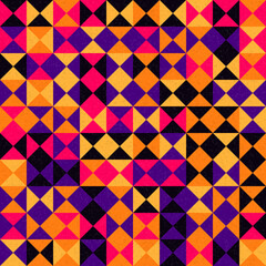 Abstract Geometric Pattern generative computational art illustration