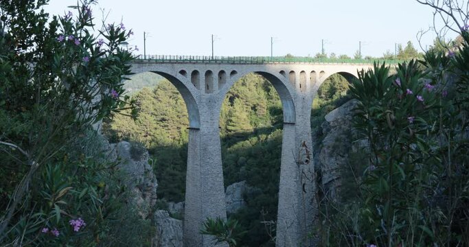 stone bridge railway  in Adana Turkey