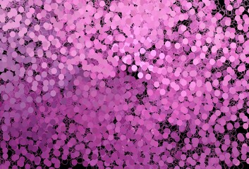 Dark Pink vector background with spots.
