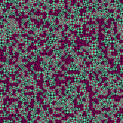 Abstract Geometric Pattern generative computational art illustration