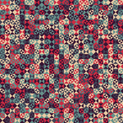 Abstract Geometric Pattern generative computational art illustration