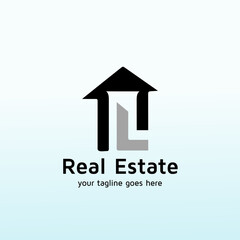 Real estate development and home building company letter L