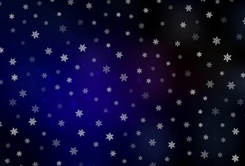 Dark Blue, Red vector background in Xmas style.
