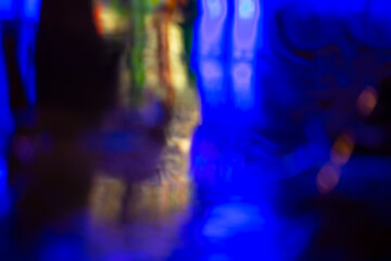 blurred fuzzy abstract brightly colored background