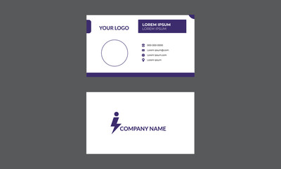 Corporate Business Card Vector Design Template