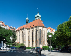 Obraz premium Church of the Holy Spirit in Prague