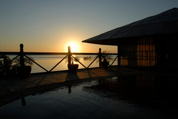 A picture of a beautiful resort