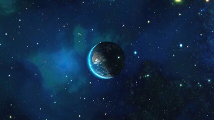 Obraz na płótnie Canvas Planet Earth Seen From Space