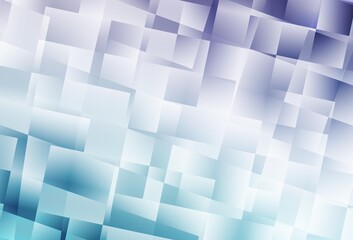 Light Pink, Blue vector backdrop with rhombus.