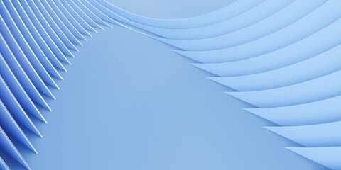 abstract blue 3d wallpaper, background, render