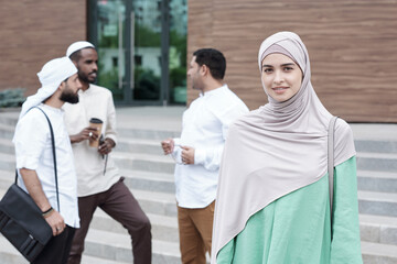 Beautiful Islamic Student Girl