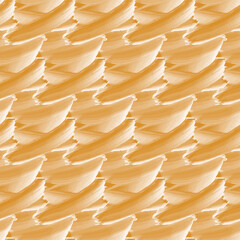 Seamless texture brown wave brush stamp. Illustration art design. Vector EPS10.