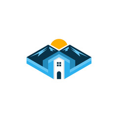 Home Mountain Business Logo Design