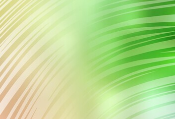 Light Green, Red vector blurred shine abstract texture.