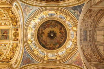 Fototapeta premium Interior of Saint Isaac's Cathedral, Saint Petersburg, Russia