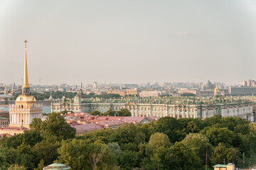 Fototapeta na wymiar City landscape of Saint Petersburg, Russia