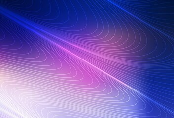 Dark Pink, Blue vector pattern with sharp lines.