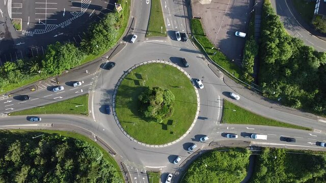 Great Aerial Views of British Town