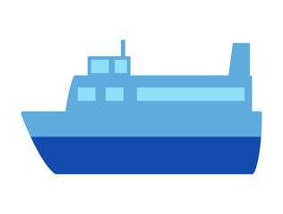 船や客船をイメージしたイラスト