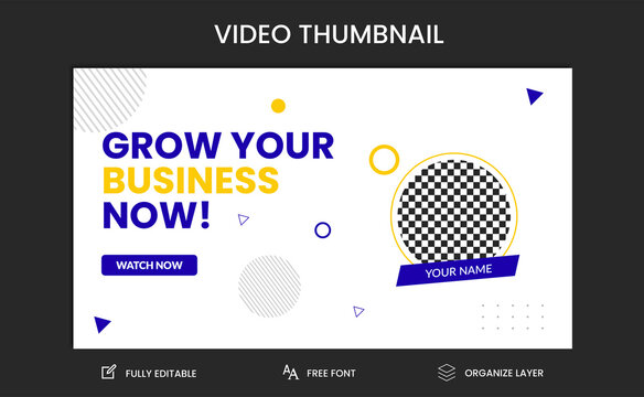 Video Thumbnail | Youtube Video Thumbnail | Live Stream Video Thumbnail | Business Video Thumbnail | Corporate Video Thumbnail