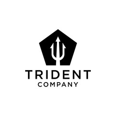 Trident vector logo design inspiration