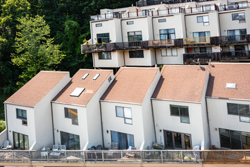 Aerial Drone of Edgewater New Jersey 
