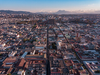 Obraz premium Aerial view of Guatemala City.