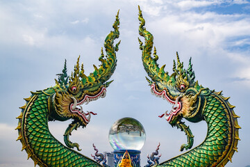 Fototapeta premium Wat Khao Phra Khru viewpoint in ChonBuri, Thailand