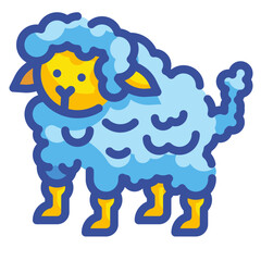 lamb line icon