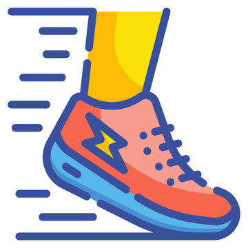 running line icon